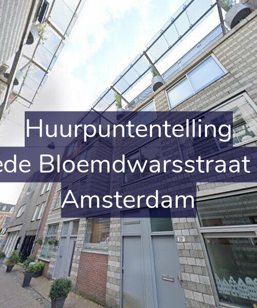 Foto gevel Huurpuntentelling voor Tweede Bloemdwarsstraat 22-D, Amsterdam