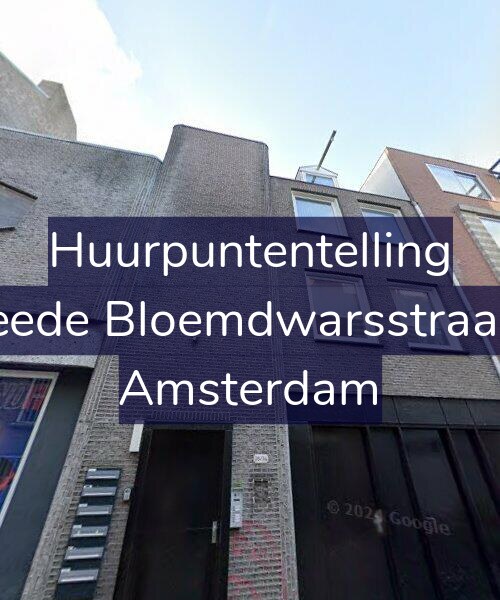 Foto gevel Huurpuntentelling voor Tweede Bloemdwarsstraat 30, Amsterdam