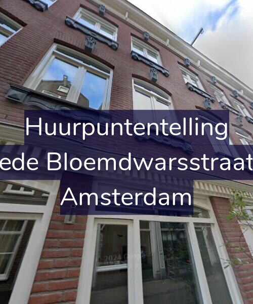 Foto gevel Huurpuntentelling voor Tweede Bloemdwarsstraat 8-B, Amsterdam