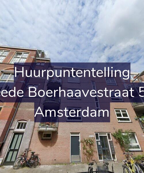 Foto gevel Huurpuntentelling voor Tweede Boerhaavestraat 55-A, Amsterdam