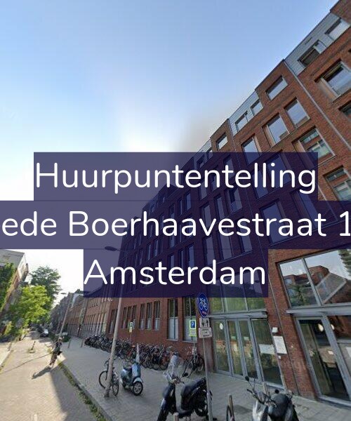 Foto gevel Huurpuntentelling voor Tweede Boerhaavestraat 16-D, Amsterdam