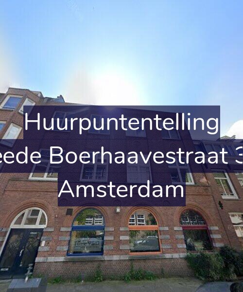 Foto gevel Huurpuntentelling voor Tweede Boerhaavestraat 38-1, Amsterdam