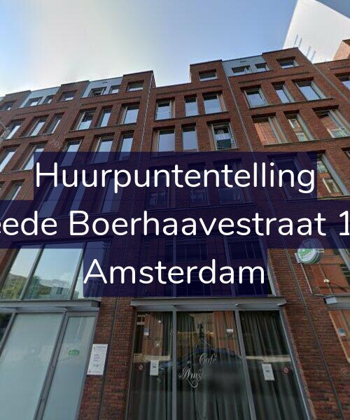 Foto gevel Huurpuntentelling voor Tweede Boerhaavestraat 14-A, Amsterdam