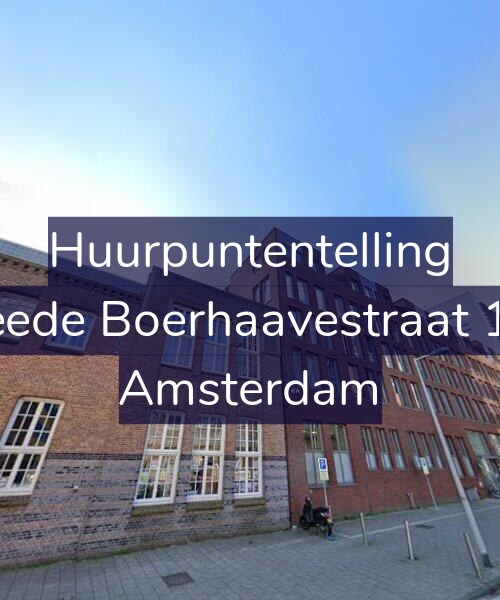 Foto gevel Huurpuntentelling voor Tweede Boerhaavestraat 18-E, Amsterdam