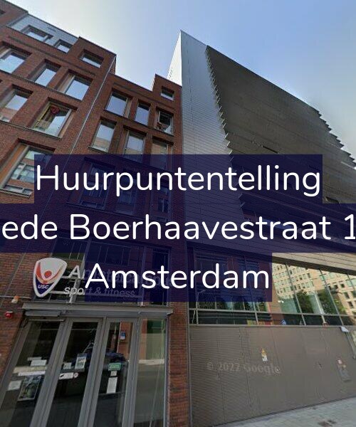 Foto gevel Huurpuntentelling voor Tweede Boerhaavestraat 18-N, Amsterdam