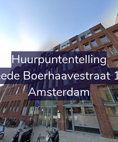 Foto gevel Huurpuntentelling voor Tweede Boerhaavestraat 14-B, Amsterdam