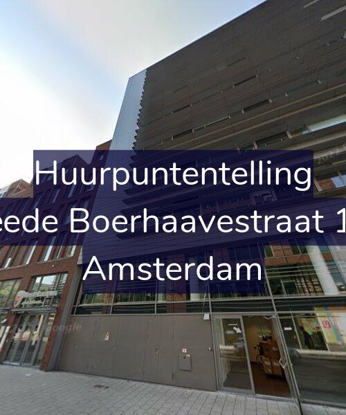 Foto gevel Huurpuntentelling voor Tweede Boerhaavestraat 12-S, Amsterdam