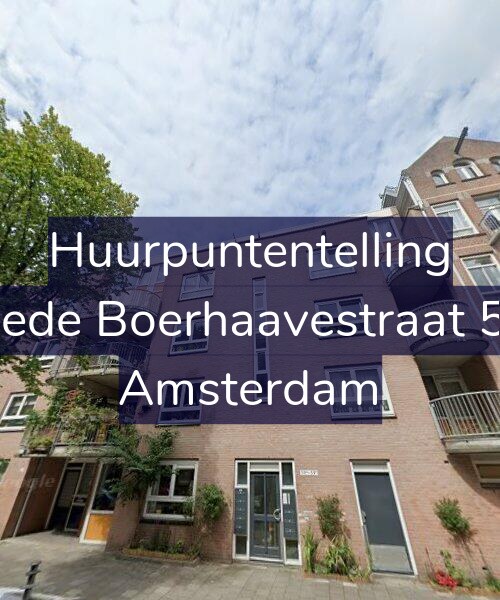 Foto gevel Huurpuntentelling voor Tweede Boerhaavestraat 59-D, Amsterdam
