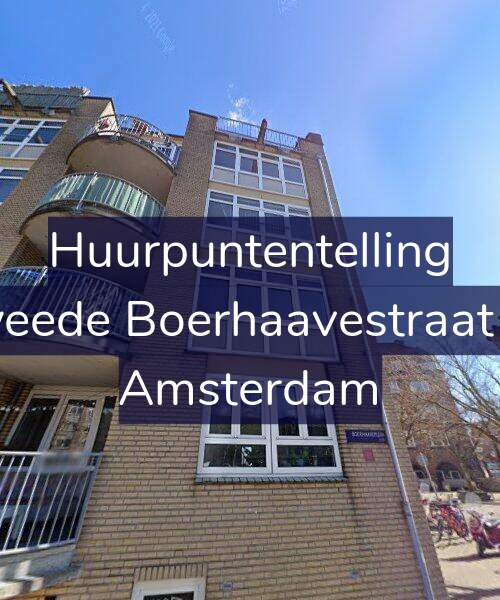 Foto gevel Huurpuntentelling voor Tweede Boerhaavestraat 29, Amsterdam