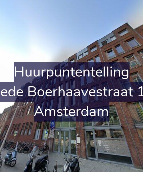 Foto gevel Huurpuntentelling voor Tweede Boerhaavestraat 12-H, Amsterdam