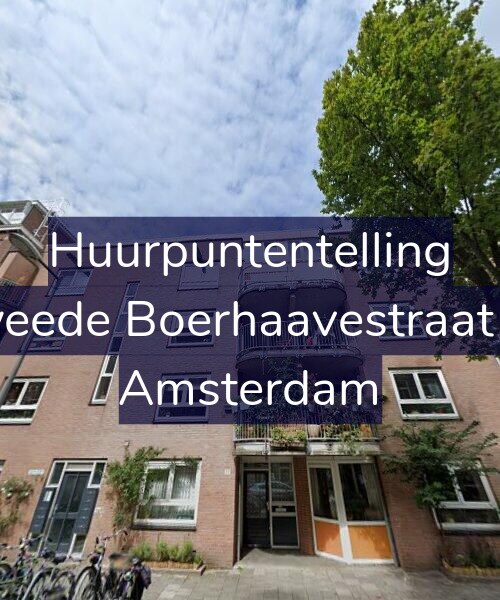 Foto gevel Huurpuntentelling voor Tweede Boerhaavestraat 57, Amsterdam
