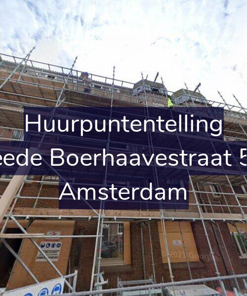 Foto gevel Huurpuntentelling voor Tweede Boerhaavestraat 58-3, Amsterdam