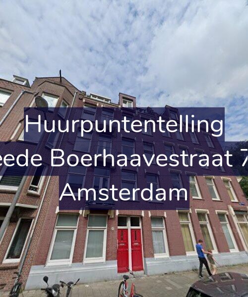 Foto gevel Huurpuntentelling voor Tweede Boerhaavestraat 77-4, Amsterdam