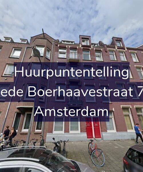 Foto gevel Huurpuntentelling voor Tweede Boerhaavestraat 77-H, Amsterdam