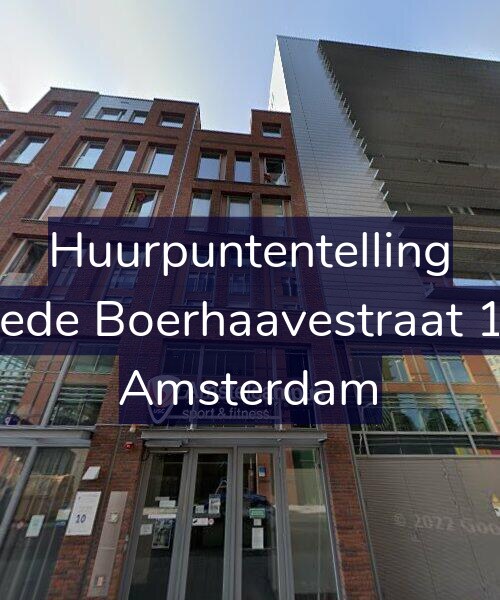 Foto gevel Huurpuntentelling voor Tweede Boerhaavestraat 18-M, Amsterdam