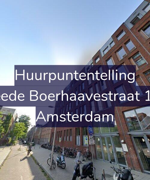 Foto gevel Huurpuntentelling voor Tweede Boerhaavestraat 12-G, Amsterdam