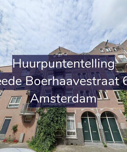 Foto gevel Huurpuntentelling voor Tweede Boerhaavestraat 61-3, Amsterdam