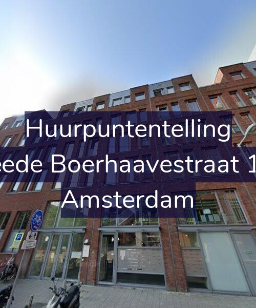 Foto gevel Huurpuntentelling voor Tweede Boerhaavestraat 12-B, Amsterdam