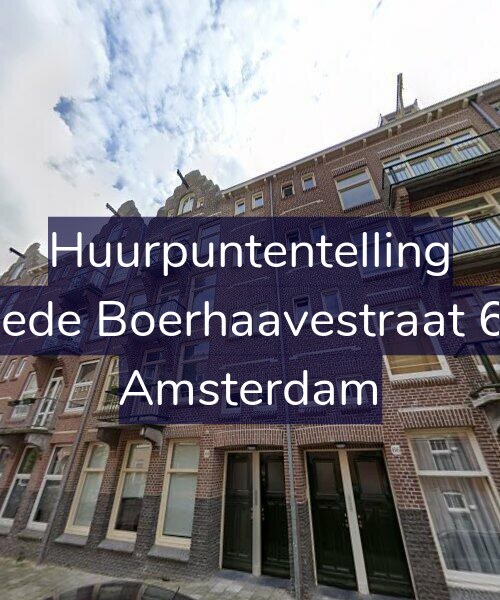 Foto gevel Huurpuntentelling voor Tweede Boerhaavestraat 68-H, Amsterdam