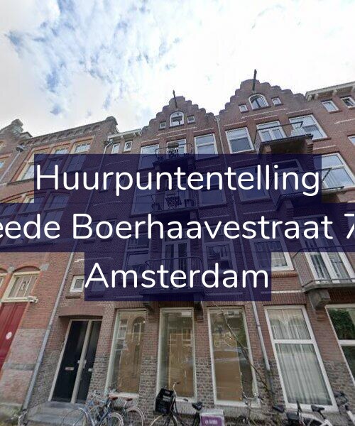 Foto gevel Huurpuntentelling voor Tweede Boerhaavestraat 78-4, Amsterdam
