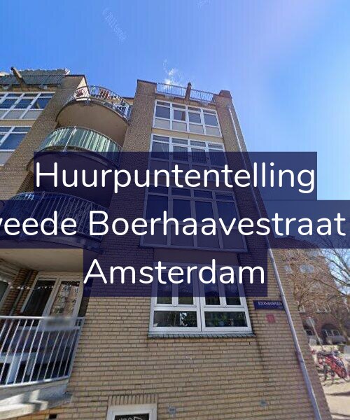 Foto gevel Huurpuntentelling voor Tweede Boerhaavestraat 35, Amsterdam