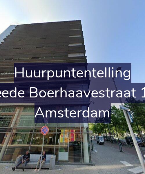 Foto gevel Huurpuntentelling voor Tweede Boerhaavestraat 14-T, Amsterdam