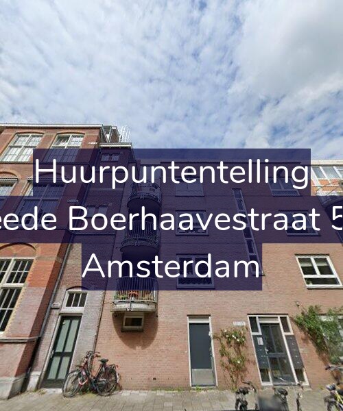 Foto gevel Huurpuntentelling voor Tweede Boerhaavestraat 55-B, Amsterdam