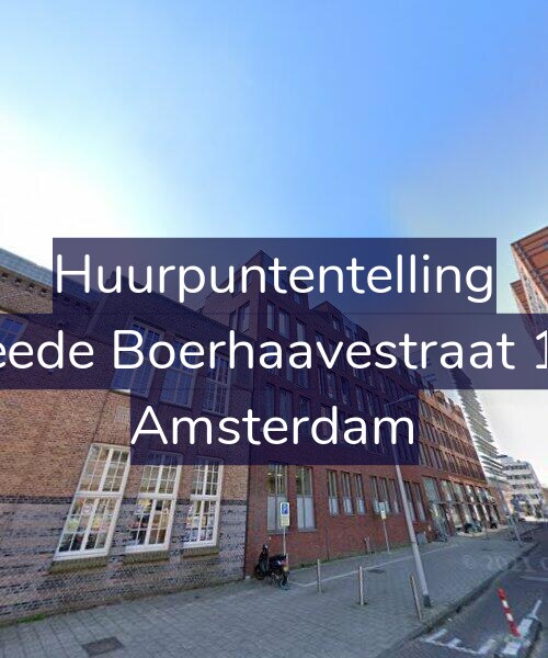 Foto gevel Huurpuntentelling voor Tweede Boerhaavestraat 14-F, Amsterdam