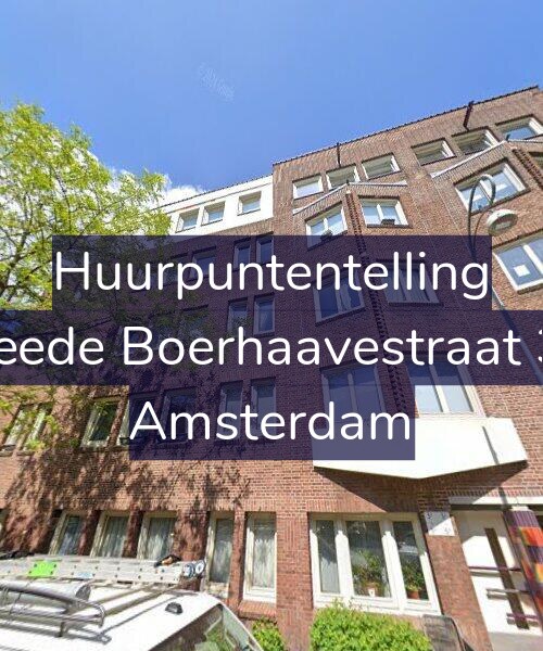 Foto gevel Huurpuntentelling voor Tweede Boerhaavestraat 3-D, Amsterdam