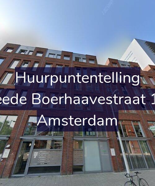 Foto gevel Huurpuntentelling voor Tweede Boerhaavestraat 14-L, Amsterdam