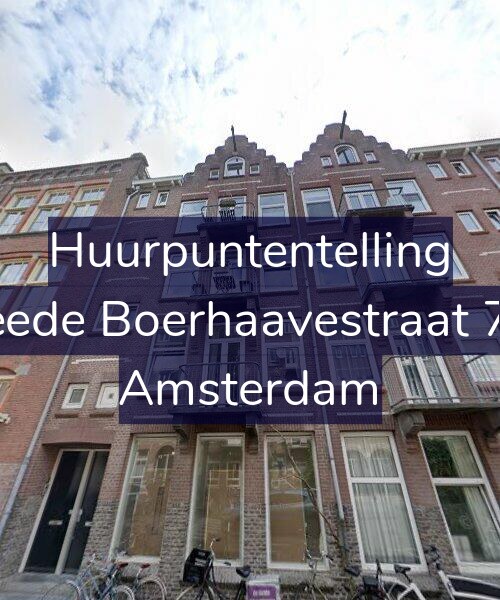 Foto gevel Huurpuntentelling voor Tweede Boerhaavestraat 78-2, Amsterdam
