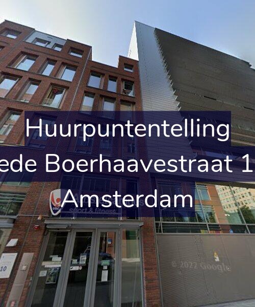 Foto gevel Huurpuntentelling voor Tweede Boerhaavestraat 16-W, Amsterdam