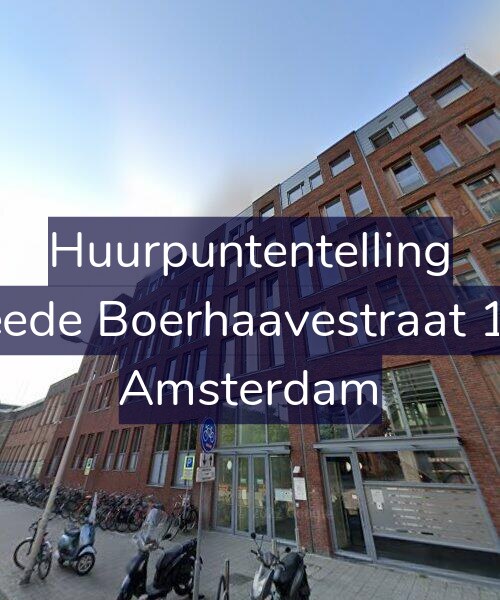 Foto gevel Huurpuntentelling voor Tweede Boerhaavestraat 18-G, Amsterdam