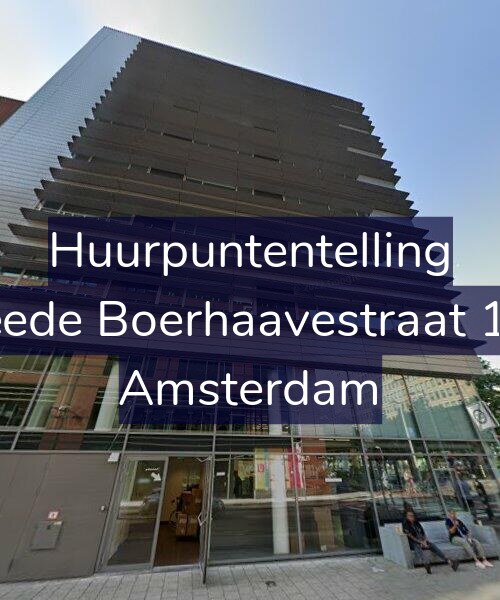 Foto gevel Huurpuntentelling voor Tweede Boerhaavestraat 16-U, Amsterdam