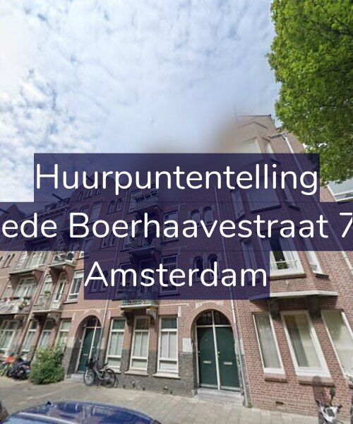 Foto gevel Huurpuntentelling voor Tweede Boerhaavestraat 71-H, Amsterdam