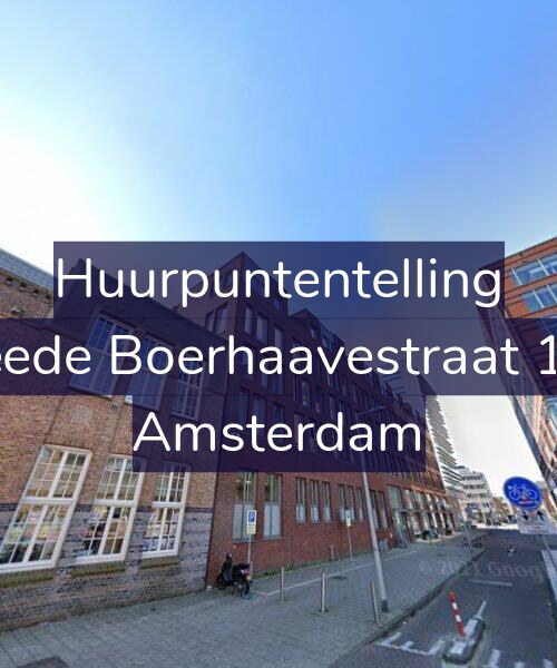 Foto gevel Huurpuntentelling voor Tweede Boerhaavestraat 16-G, Amsterdam
