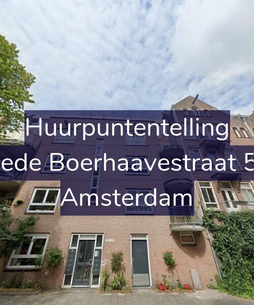 Foto gevel Huurpuntentelling voor Tweede Boerhaavestraat 59-H, Amsterdam