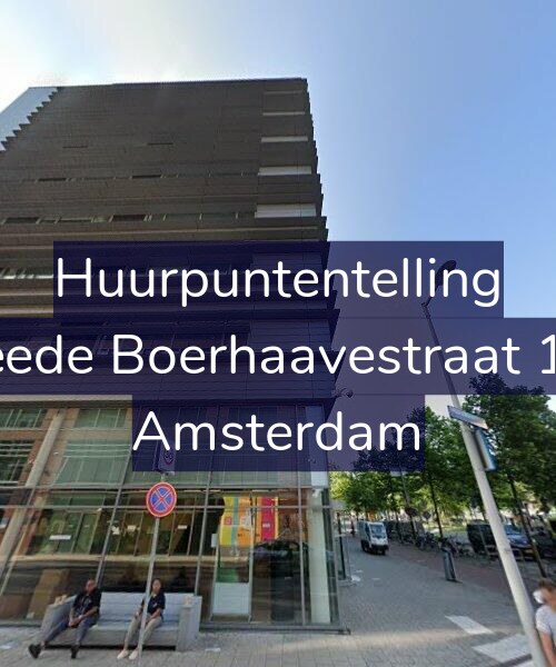 Foto gevel Huurpuntentelling voor Tweede Boerhaavestraat 12-P, Amsterdam