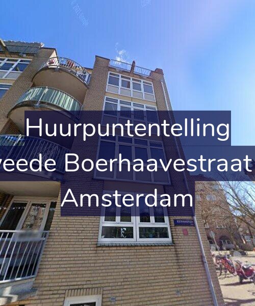 Foto gevel Huurpuntentelling voor Tweede Boerhaavestraat 33, Amsterdam