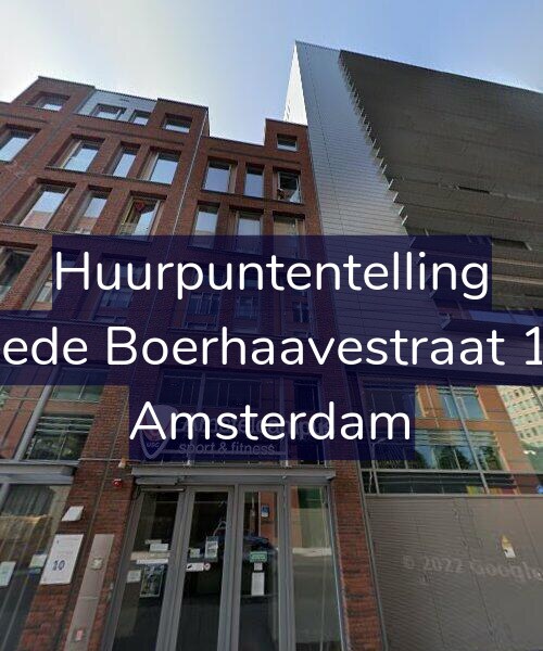 Foto gevel Huurpuntentelling voor Tweede Boerhaavestraat 16-N, Amsterdam
