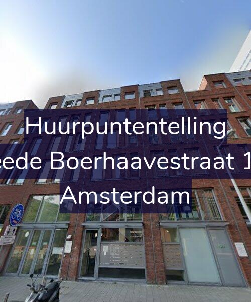 Foto gevel Huurpuntentelling voor Tweede Boerhaavestraat 16-B, Amsterdam