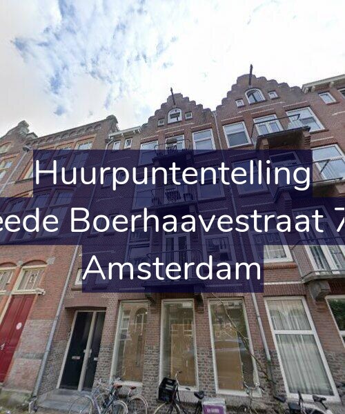 Foto gevel Huurpuntentelling voor Tweede Boerhaavestraat 78-3, Amsterdam