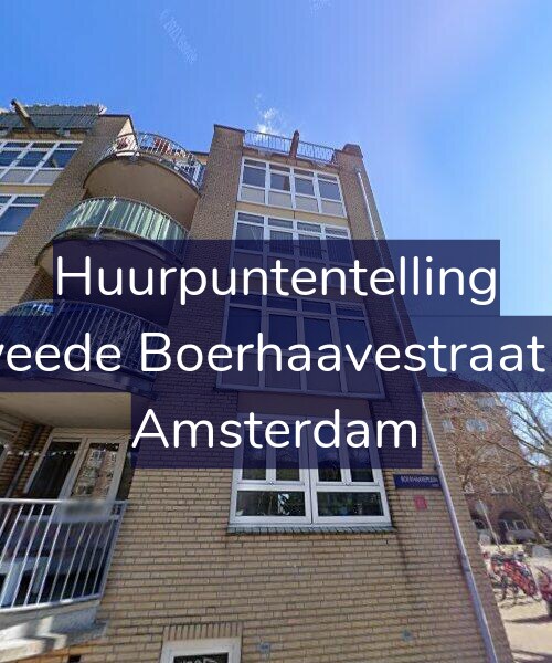Foto gevel Huurpuntentelling voor Tweede Boerhaavestraat 37, Amsterdam