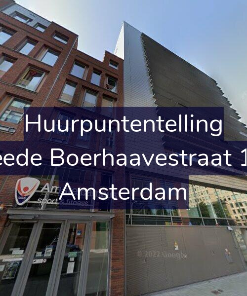 Foto gevel Huurpuntentelling voor Tweede Boerhaavestraat 12-T, Amsterdam