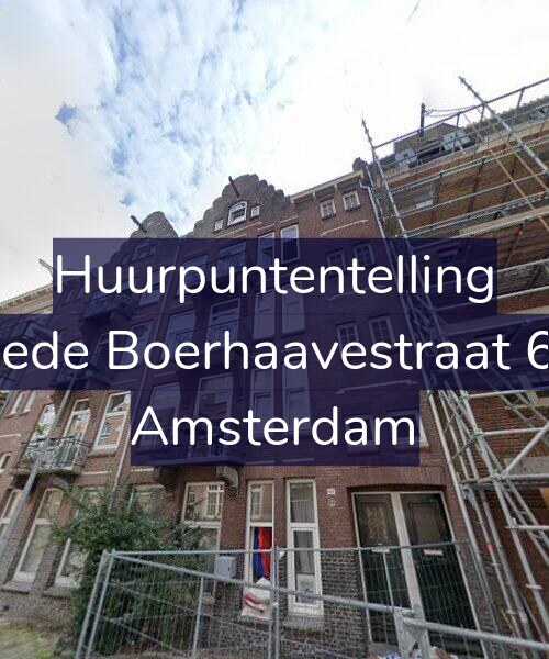 Foto gevel Huurpuntentelling voor Tweede Boerhaavestraat 62-H, Amsterdam