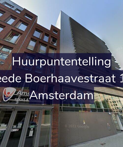 Foto gevel Huurpuntentelling voor Tweede Boerhaavestraat 12-L, Amsterdam