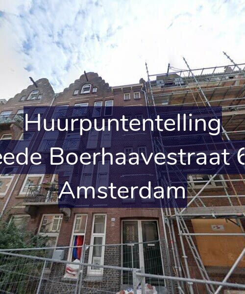Foto gevel Huurpuntentelling voor Tweede Boerhaavestraat 62-4, Amsterdam