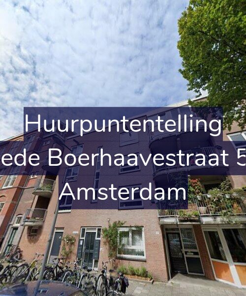 Foto gevel Huurpuntentelling voor Tweede Boerhaavestraat 55-H, Amsterdam