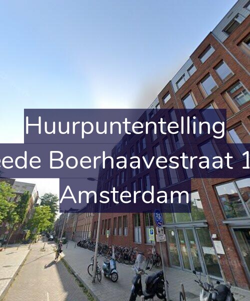 Foto gevel Huurpuntentelling voor Tweede Boerhaavestraat 14-G, Amsterdam