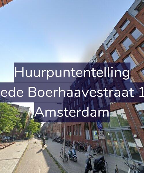 Foto gevel Huurpuntentelling voor Tweede Boerhaavestraat 12-D, Amsterdam